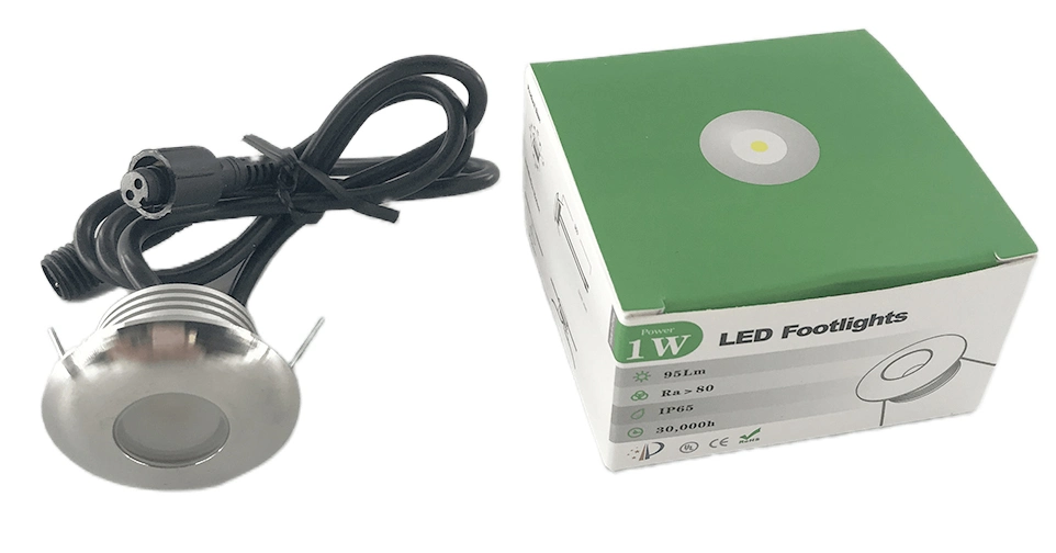 Factory Price IP67 Waterproof Mini LED Underground Floor Deck Spot Lights 1W LED Garden Floor Light Inground LED Outdoor Floor Lamp