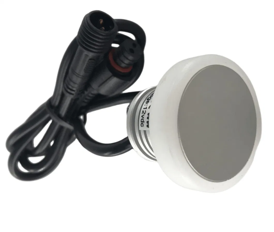 Low Voltage DC12V Input, Soft Lighting, 180° Wide Beam Angle Anti-Glare LED Deck Light Dimmable IP67 12V 24V Recessed Spotlight Wall Floor Deck Corner Light