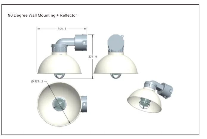 Atex Certified 18W/36W/45W Ik10 Durable Robust Dustproof Gasoline Harsh Environment Mining Tunnel Explosion Proof Light