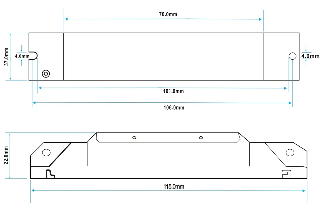 LED noodverlichting Ballast ingebouwde 3-uurs back-up paniek licht Driver voor licht 12