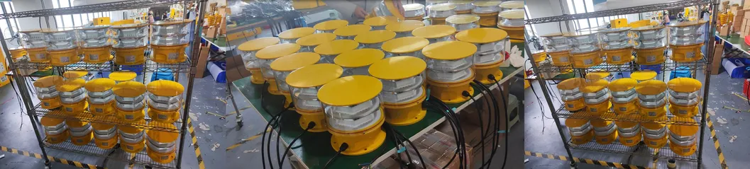LED Luchtvaart Obstakelverlichting Fotocel Spuitgieten IP66 Telecommunicatie Geel Gas Olie Offshore Platform 7