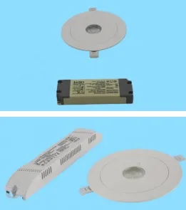 Panel Down Light LED Panic Emergency Escape Exit Sign Light IP65 Batterij back-up Oplaadbare openbare school Ziekenhuis Wit 6