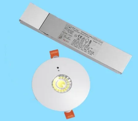 Down Light Paniek Nooduitgang Exit Bord Licht 3u IP65 Batterij Winkel Werkplaats Winkelcentrum 8