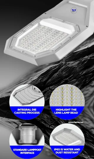 LED Solar Tuin Straat Muur Licht Aluminium Waterdicht 200W IP65 IK08 Compact Park Pad Stoep Snelwegen 6