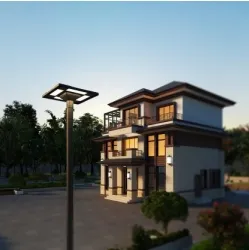 LED Solar Garden Street Wall Light Waterdicht 40W IP65 Ik08 Parkpad Stoepranden Pla School Hof 3