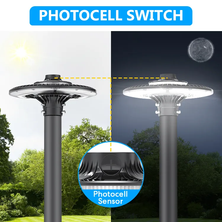 Energiebesparende LED tuinpaal lichtmast gebiedslicht 140lm/W Smart-Tuning 200W voor snelweg rustplaats sportcomplex waterpromenade 13