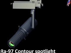 LED-vormbare baanlichten Spot 8W/10W/20W/28W/37W vormgeving/zoom / projectie / slimme besturing