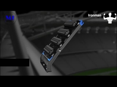 250-1250W verstelbaar IP66 5 jaar Wattanty LED hoogmast licht met oververhitting bescherming voor sport Fie