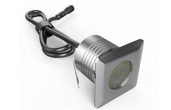 Square LED inground/  underground light, 3W 12V / 24V for landscape pathway , driveway