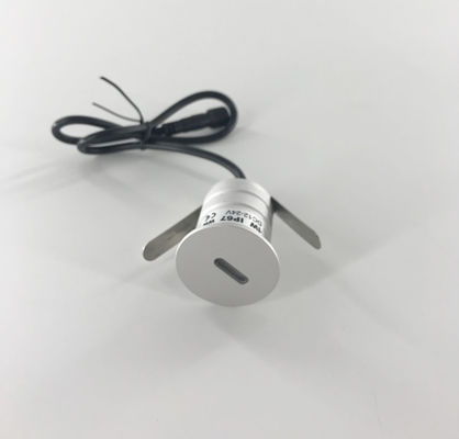 1W Outside Led Stair Night Lights Round Ring Tempered Glass Matte Cover / Lens