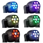 150W 7 Color Mini Wash LED Moving Head Stage Light With PAR For Party Celebration Club Nightclub