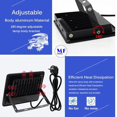 Factory PC Alu. Hangable Black 150W IP66 Violet Ra70 Food Industry Sterilization Gel Nail Curing Solidify Cell Tracing 3D Resin Paint Printing LED UV Light
