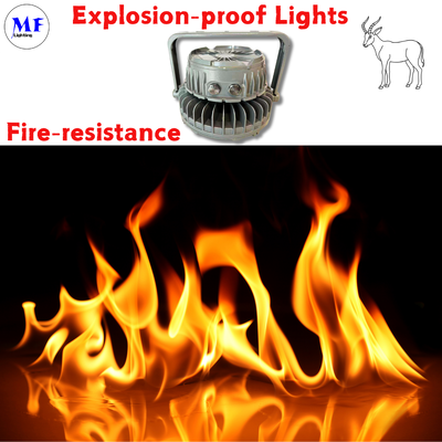 Factory Price ATEX Certified Explosion Proof Flood Light, Oil Gas LNG Chemical Plant Minging LED Explosion Proof Highbay Light, IP66 Ik08 Die-Cast Aluminum