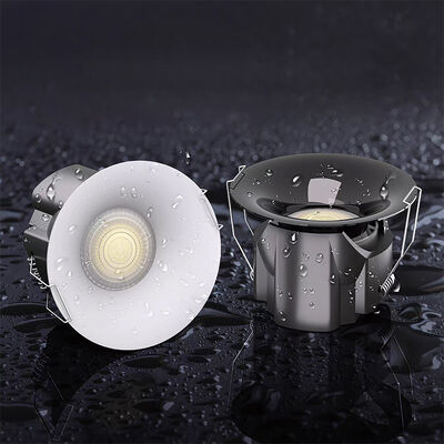 50000hrs Lifespan IP65 LED Down Light with Triac, 0-10V, Dali-2, Dali Dt6, Dali Dt8 Multi Dimming Protocols, Deep Anti Glare Recessed Spotlight for Shower Room