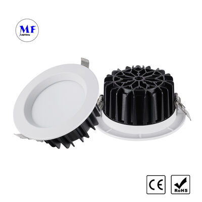 Factory Price Smart Dimming Triac 0-10V Dali-2 Dali Dt6 Dt8 Control 5-50W Anti-Glare PC Diffuser Die Cast LED Recessed Downlight for Indoor Ceiling Light