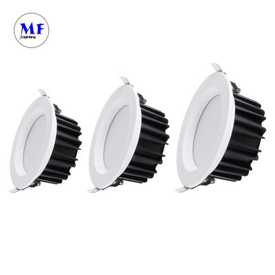 Factory Price Die-Cast Aluminum 40W SMD Ceiling Recessed Downlight Ugr<19 Anti-Glare Triac 0-10V Dali-2 Dali Dt8 Tuya Zigbee Dimmable Down Light