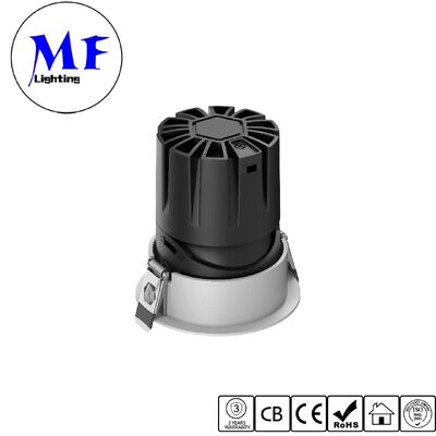 Anti-Glare Ultra-Low UGR<3 Tiltable Recessed Down Light LED Ceiling Spot Downlight 7W 10W 15W 20W 25W Power Dimmable DIP 5CCT Adjustable
