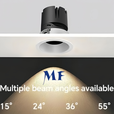 LED Down Light Spotlight Round Anti-glare 10W 20W 25W 120lm/W EIK07 ETL Driver 5 CCT Ajust Dali Dim COB