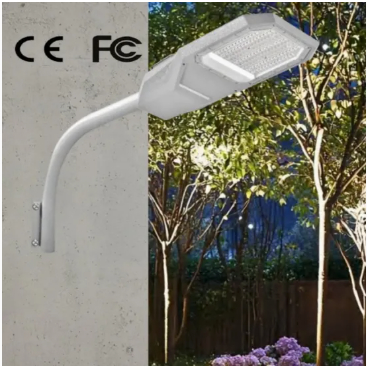LED Solar Tuin Straat Muur Licht Aluminium Waterdicht 200W IP65 IK08 Compact Park Pad Stoep Snelwegen