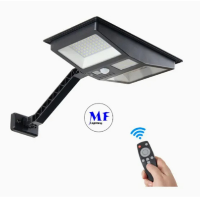 LED Solar Wandlamp Modern Nieuw Slim Eenvoudig Lithium Batterij Monokristallijn Zwart Zonne-energie IP66 Waterdicht Gegoten