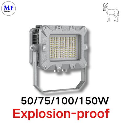 Fabrieksprijs ATEX IECEx Gecertificeerd Gietgegooid Aluminium LED Explosiebestendige overstroming voor olie gas LNG Chemische installaties Mijnbouw Zeeplatform Oceaanvaartuig