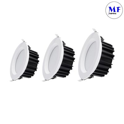 IP40 SMD Downlight 5W/7W/10W/12W/15W/20W/25W/30W/35W/40W/45W/50W Slimme CCT Vermogen Dimbaar Instelbaar Slim Triac Dali 0-10V Verzonken Aluminium LED Downlight