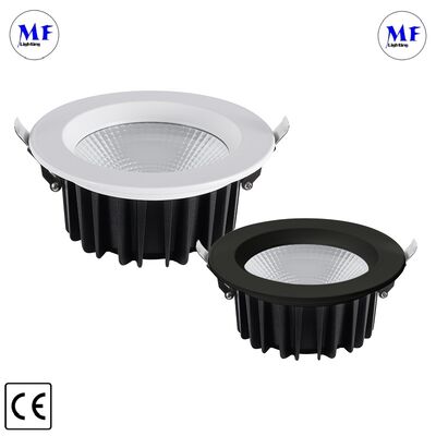COB LED Inbouw Anti-Glare UGR<19 Dimbaar Gietaluminium Binnen Commerciële LED Spot LED Downlight