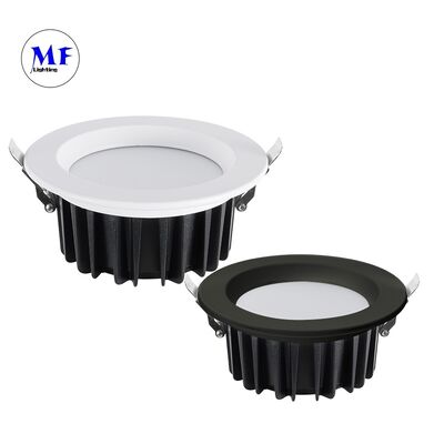 Fabrieksprijs Die-cast Aluminium 40W SMD Plafond Inbouw Downlight Ugr<19 Anti-Glare Triac 0-10V Dali-2 Dali Dt8 Tuya Zigbee Dimbare Down Light