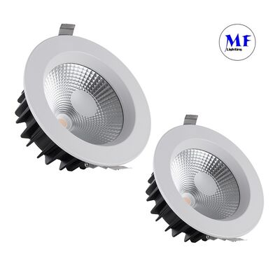 Fabrieksprijs COB LED Inbouwspot IP40 Melkachtige PC Diffuser 60° Stralingshoek Triac 0-10V Dali-2 Dali Dt8 Tuya Zigbee Dimbare 10W Downlight