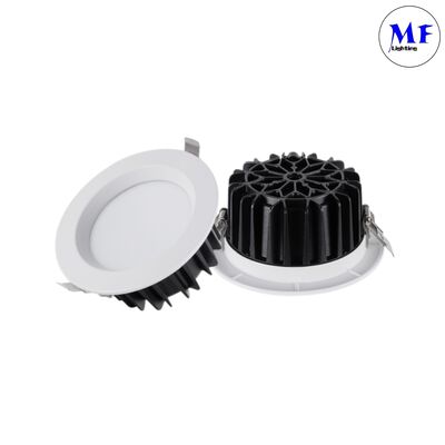 Aluminium High Power 5W/7W/10W/12W/15W/20W/25W/30W/35W/40W/45W/50W Dimbaar CCT Instelbaar Slim Verzonken Binnen Spot IP40 Hotel LED Downlight