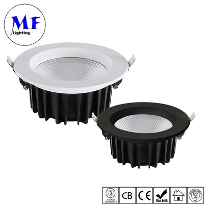 50W Krachtige COB LED Downlight Inbouw 100LM/W Dimbare IP40 Binnen CCT Instelbaar Anti-Glare Plafond Down Light voor Commerciële Verlichting