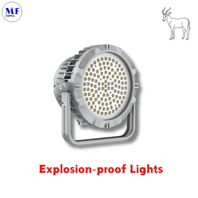 240W LED explosiebestendige overstromingslicht Atex Gecertificeerd IP66 Ik08 Duurzaam Rond Robuust 240W LNG Olie Gas Industrieel Maritiem Platform Mijnbouw Chemische Industrieel