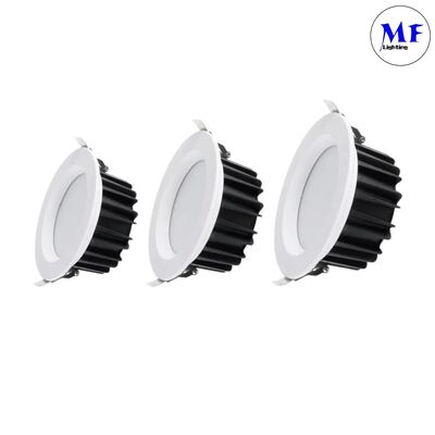IP40 SMD Downlight 5W/7W/10W/12W/15W/20W/25W/30W/35W/40W/45W/50W Slimme CCT Vermogen Dimbaar Instelbaar Slim Triac Dali 0-10V Verzonken Aluminium LED Downlight