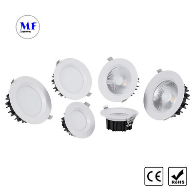 Fabrieksprijs IP40 SMD LED Inbouw Downlight, Triac 0-10V Dali Dali-2 Dt6 Dt8 Dimbaar, Slimme Zigbee Tuya WiFi Besturing, Binnen Downlight voor Kantoor