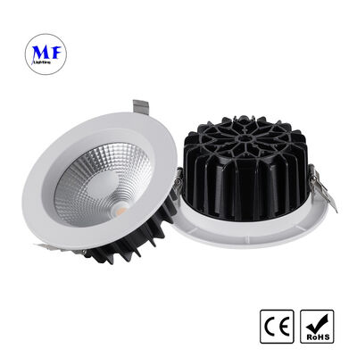 Fabrieksprijs COB LED Inbouw Downlight 30W Triac 0-10V Dali-2 Dt6 Dt8 Dimbaar Tuya Zigbee Tuya WiFi Smart Control Ugr<19 Spuitgiet Aluminium Plafond Down Light