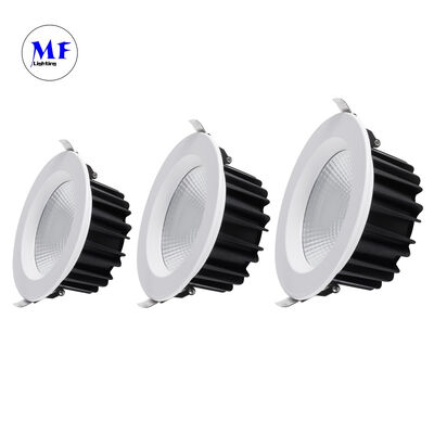 Fabrieksprijs COB LED Inbouwspot IP40 Melkachtige PC Diffuser 60° Stralingshoek Triac 0-10V Dali-2 Dali Dt8 Tuya Zigbee Dimbare 10W Downlight