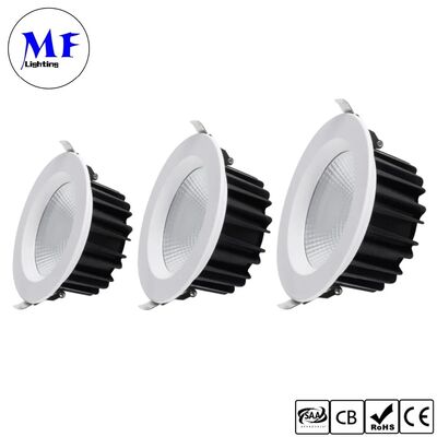 5W CRI90 100lm/W Triac /0-10V/Dali-2/Tuya Zigbee Dimbare LED Spot Downlight Stralingshoek 60° Inbouw Anti-Glare COB LED Downlight voor Commerciële Ruimtes