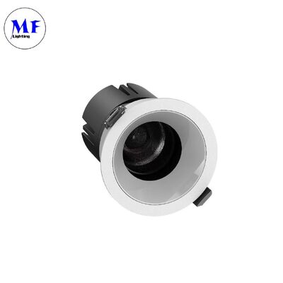 ETL Driver Anti-Glare Verzonken LED Downlight COB Chip 15°/24°/36°/55° Bundelhoek 110-120LM/W Hoge Lumen 5CCT Kantelbare Plafond Down Light