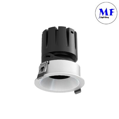 Smart Control 0-10V Dali Dip CCT Power Verstelbare Dimming Dimming 7W 10W 12W 15W 25W Indoor Lighting Hotel Aluminium High Lumen Bright LED Down Light